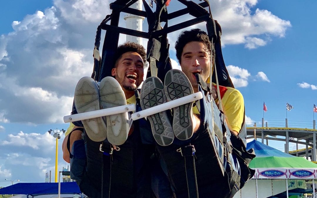 New Sky Sled harness takes riders to great heights at Fun Spot America